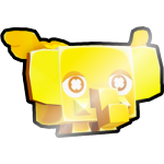 Shiny Golden Lucki Elephant