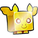 Shiny Golden Lucki Horse