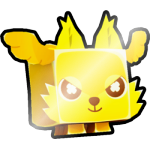 Shiny Golden Lucki Wolf