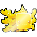 Shiny Golden Luxe Axolotl