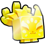 Shiny Golden Marshmallow Kitsune