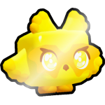Shiny Golden Masked Owl