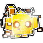 Shiny Golden Matrix Monkey