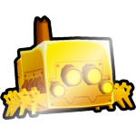 Shiny Golden Mechanical Spider