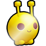 Shiny Golden Meebo The Alien Ball