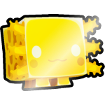Shiny Golden Midnight Axolotl