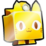 Shiny Golden Mining Cat