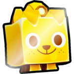Shiny Golden Mining Dog