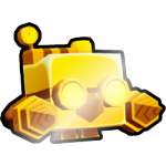 Shiny Golden Mining Mole