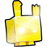 Shiny Golden Mummy Bunny