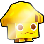 Shiny Golden Mushroom Frog