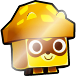 Shiny Golden Mushroom Raccoon