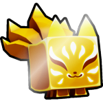 Shiny Golden Mystical Kitsune