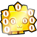 Shiny Golden Nine Eyed Lion