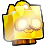 Shiny Golden Nuclear Mining Dog