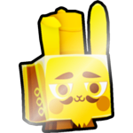 Shiny Golden Nutcracker Bunny