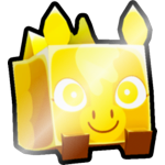 Shiny Golden Ocean Horse