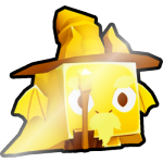 Shiny Golden Old Wizard Dragon