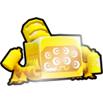 Shiny Golden Paintbot Spider