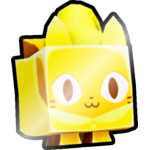Shiny Golden Pajamas Cat