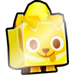Shiny Golden Pajamas Dog