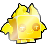 Shiny Golden Pastel Sock Dragon