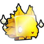 Shiny Golden Phantom Wolf