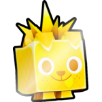 Shiny Golden Pineapple Dog