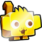 Shiny Golden Pog Monkey