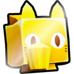Shiny Golden Popcorn Cat