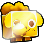 Shiny Golden Potion Poodle