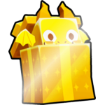 Shiny Golden Present Dragon