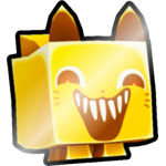 Shiny Golden Puurple Cat