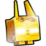 Shiny Golden Quantum Bunny