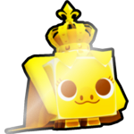 Shiny Golden Queen Piggy