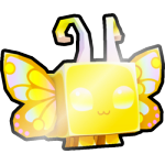 Shiny Golden Rave Butterfly