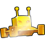 Shiny Golden Rave Meebo in a Spaceship