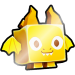 Shiny Golden Red Dragon