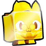 Shiny Golden Research Cat