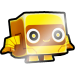 Shiny Golden Robot