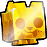 Shiny Golden Rock Dog