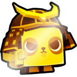 Shiny Golden Ronin Panda