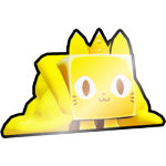 Shiny Golden Royal Cloud Cat