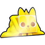 Shiny Golden Royal Cloud Corgi