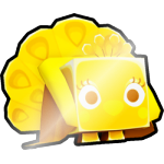 Shiny Golden Royal Peacock