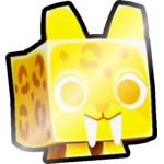 Shiny Golden Sabretooth Tiger