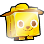 Shiny Golden Safari Dog