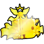 Shiny Golden Sage Axolotl