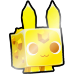 Shiny Golden Sapphire Carbuncle