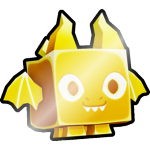 Shiny Golden Sapphire Dragon
